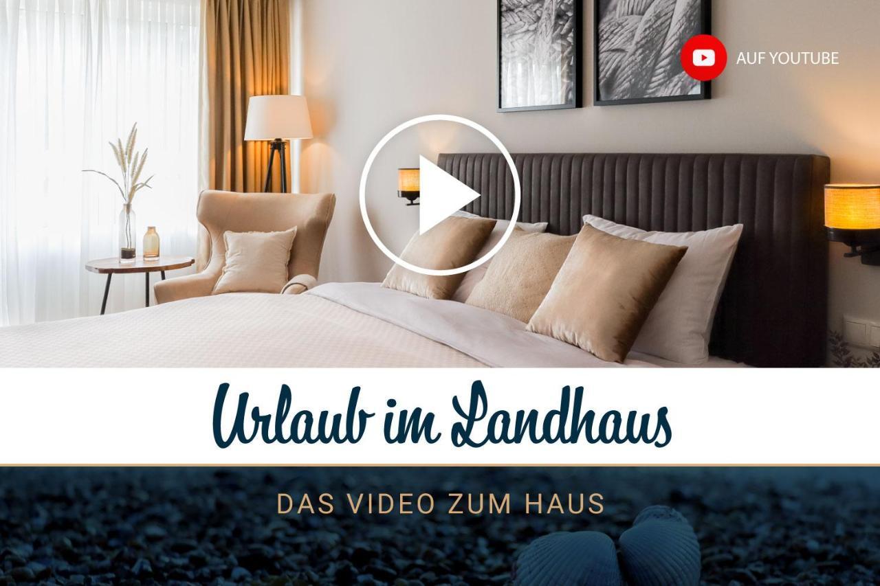 Hochwertige Ferienwohnung Mit Sonnenterrasse & Gartenblick, Nur Wenige Gehminuten Zum Strand 샬베우츠 외부 사진